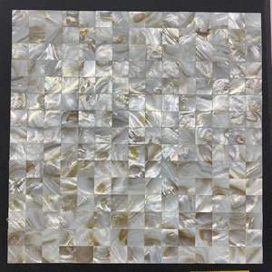 สติกเกอร์ติดผนังพื้นหลังห้องนั่งเล่นแผ่นกลมประดับด้วยลูกปัดโมเสกสีขาวอุปกรณ์ตกแต่งงานฝีมือศิลปะ - Product Image 5