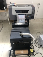 Mesin Cetak DTF A3 30cm Kecepatan Tinggi 2 Head Epson XP600 I1600 Printer Transfer Panas Film PET dengan Penggoyang Bubuk