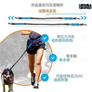 Correa para Perros Manos Libres, Elástica, de Nailon Ajustable, para Senderismo, Ciclismo y Paseos al Aire Libre con Perros - Product Image 2