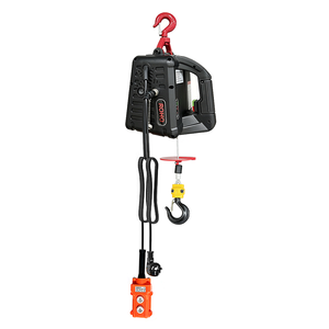 Treuil électrique portable 220V 500kg avec télécommande sans fil, mini treuil électrique à câble pour la levée de charges à domicile et dans <span class=keywords><strong>les</strong></span> restaurants - Product Image 1