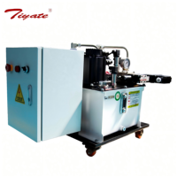 Groupe hydraulique mobile servo-proporcional refroidi par air avec chariot roulant pour station d'alimentation hydraulique de machine-outil
