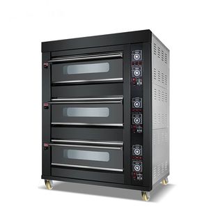 Horno Rotatorio de Dos Cámaras sin Ventilación para <span class=keywords><strong>Pizza</strong></span> y Pan, 36 Pulgadas, para Leña, con Juego de Ladrillos Refractarios de Hierro Fundido, 110V, Horno de Convección a Gas - Product Image 5