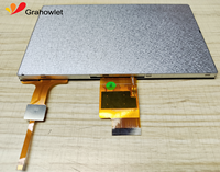 Panel Layar Sentuh Kapasitif Grahowlet Air/Optical Bonding PCAP+TFT 7 Inci 16:10 1024x600 HMI Linux Industrial Medical