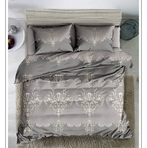 New desgin luxury home use cheap prices microfiber 3pcs printed comforter set