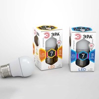 Boîte d'emballage en papier de carton d'emballage d'ampoule à LED imprimée personnalisée pour boîtes de lampe à LED avec fenêtres