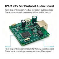 Carte PCB d'amplificateur audio IP Premium SIP2402V prenant en charge l'intercom SIP Peer-to-Peer pour projets d'interphonie commerciale