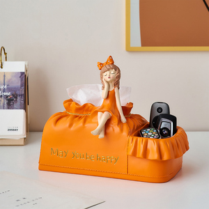 Decorative Accessories Resin Multifunctional Tissue <strong>Box</strong> Bow <strong>Tie</strong> Cat <strong>Storage</strong> <strong>Box</strong> - Product Image 6