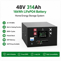 Stock UE, Pack d'alimentation mobile 16 kWh avec roues et écran tactile, Module de batterie LiFePO4 basse tension IP65, Prix de la batterie lithium-ion