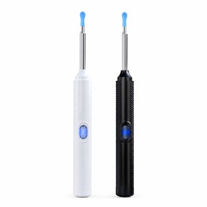 Visuelles Ohrenreinigungsset mit 1296P HD WLAN-Kamera, Anti-Rutsch-Verriegelung, Silikonspitze, 5 Ersatzspitzen, Trommelfell-Sicherheit für Kinder, Senioren, Erwachsene und Tierpflege - Product Image 2