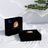 Emballage de boîte à sushi magnétique biodégradable Boîte à sushi personnalisée colorée de luxe à emporter Boîte d'emballage à emporter pour sushi à l'encre de soja