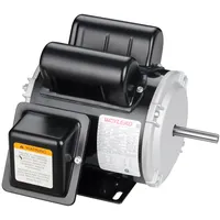 Moteur de ventilateur asynchrone monophasé fiable 60Hz 1HP IE3 avec corps en aluminium et support de pied pour équipement de circulation d'air CVC