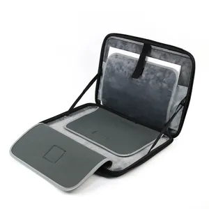 कस्टम लोगो वाटरप्रूफ लैपटॉप स्लीव के लिए व्यावसायिक यात्रा मामला एवा बैकपैक्स फीचर के साथ नायलॉन कंप्यूटर बैग