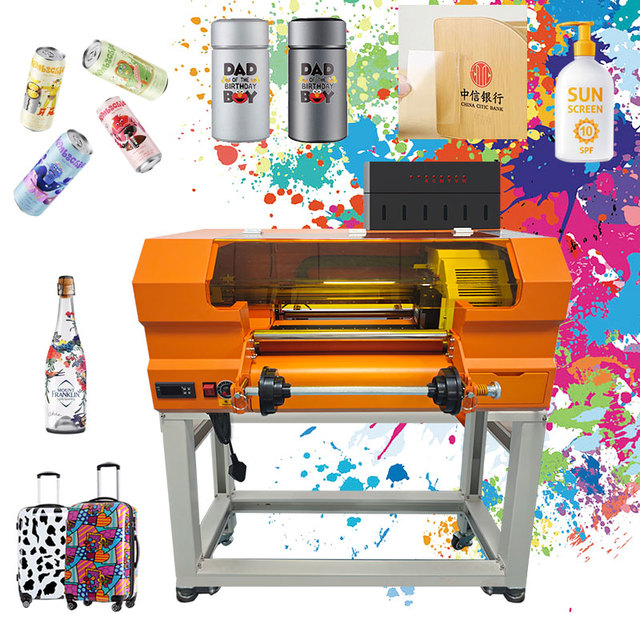 High Performance A3 UV DTF Direct to Film Printer With White Ink for Bright Colors on Dark Materials Perfect for Apparel