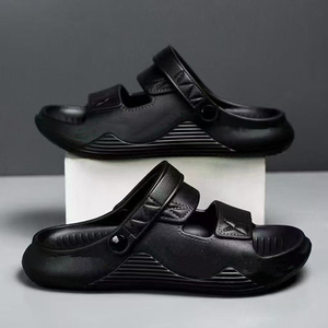 Nueva Tendencia de Moda, Sandalias de Verano Ligeras e Impermeables de Doble Uso con Suela Gruesa para Hombre Joven, Antideslizantes y Resistentes al Desgaste para Exteriores - Product Image 3