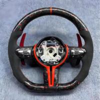 Ensemble complet d'assemblage de volant en fibre de carbone et forgé pour les modèles BMW E36/E46/E90 et F Series DOS