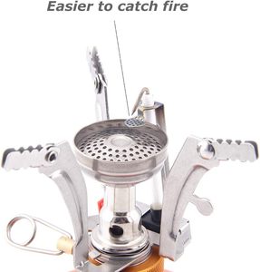 Single Burner Lightweight Portable Manual Butane <b>Gas</b> Stove Durable Plastic Mini Camping One-piece Structure <b>Ignition</b> Device 1 - Product Image 4