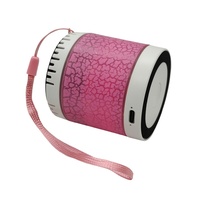 Mini-enceinte portable sans fil personnalisable avec logo, pour boîte à musique LED RGB en plastique, cadeau promotionnel, fournisseur en gros de batteries