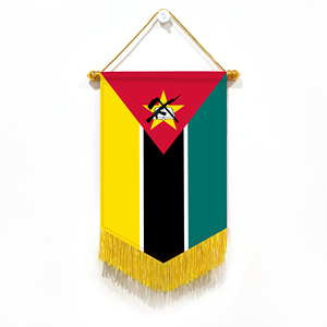 Banderas Pequeñas de Mozambique para Coche, Decoración de Pared, Adornos Colgantes, Impresión Digital, Material Satinado, Venta al Por Mayor - Product Image 1