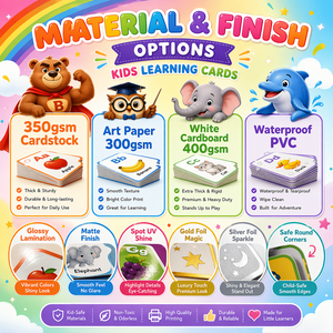 Carte Flash Personalizzate per Bambini, Stampa di Flashcard Educative, <span class=keywords><strong>Gioco</strong></span> di Memoria con Alfabeto e <span class=keywords><strong>Parole</strong></span>, Produttore OEM - Product Image 4