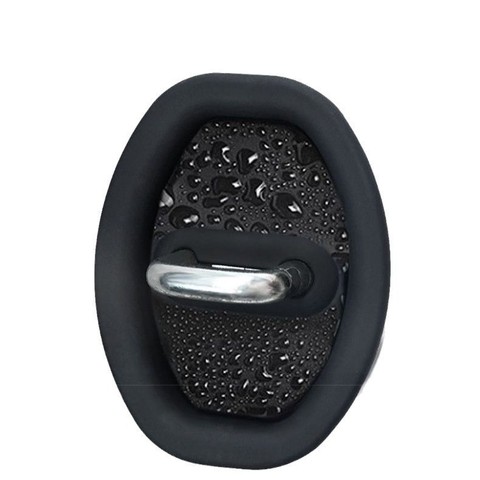 Automotive Anti-Collision Door Lock Thickened Cushion with Shock-Absorbing Pad and Rust-Resistant Protective Cover
