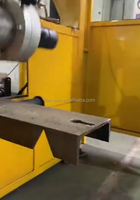 Línea de Procesamiento de Acero Estructural / Máquina Automática de Perfilado de Vigas de Acero, Robot CNC para Cortar Vigas