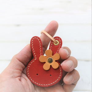2023 Year of the Rabbit Keychain/<b>Car</b> Key Pendant, Red, Zodiac Year Gift - Rabbit Key Pendant - Product Image 2