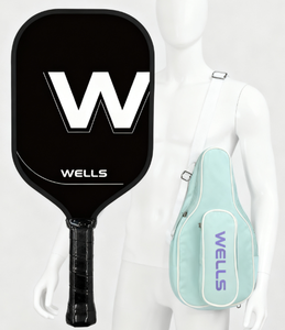 Изготовленный на заказ логотип <span class=keywords><strong>Pickleball</strong></span> весло с полипропиленовым сердечником прочная конструкция из стекловолокна - Product Image 2