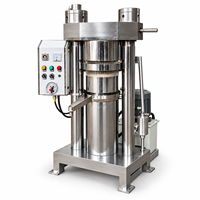 Nouvelle presse hydraulique à huile chaude et froide en acier inoxydable, machine de pressage d'huile hydraulique pour huile de palme, de noix de coco et d'arachide