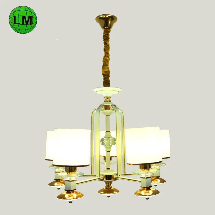 Lustre d'intérieur de style européen pour chambre à coucher appartement suspendu lumière rétro lustres décoratifs lampe/ventilateur chambre