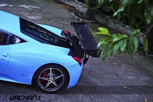 En Fiber De carbone 2010 à 2014 F458 Italia SVR Style <span class=keywords><strong>GT</strong></span>-Aile Spoiler Corps kit Fit Pour F458 Italia <span class=keywords><strong>GT</strong></span> Aile Spoiler - Product Image 3