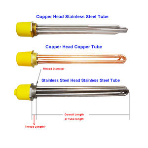220V 3KW 280MM SS316 Électrique Immersion Autoclave Élément Chauffant Home Heater Parts Bain <span class=keywords><strong>Marie</strong></span> Résistances - Product Image 6