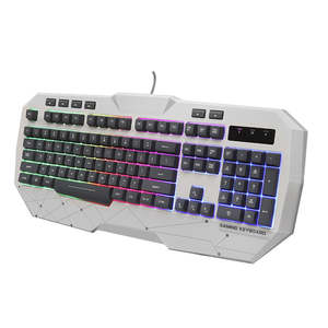 Prestigious Quality Anti-Ghosting Full Size Led Backlit <b>Wired</b> RGB Programmable USB Type-C Membrane PC 104 Key Gaming <b>Keyboard</b> - Product Image 3