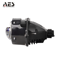 AES 80W Triple Laser Top Luminosité High Beam 3 "UX-3 Bi Led Projecteur Lentille pour Voiture Conduite Lumière 6000K H4 Led Phare