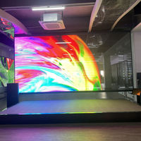 Écran d'affichage numérique en film transparent LED flexible pour publicité vidéo en couleur pleine, intérieur/extérieur, super fin, verre intelligent, affiche numérique