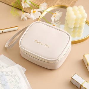 Venta Directa de Fábrica, Nueva Bolsa de Almacenamiento para Lápiz Labial de Color Sólido, Bolsa de Maquillaje Impermeable de PU con Logotipo Personalizado - Product Image 1