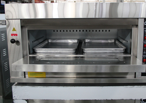 Pizza eléctrica mini una sola cubierta horno de panadería fase de gas dos 1 2 3 bandeja comercial para pan y pastel hornear <span class=keywords><strong>Cupcake</strong></span> <span class=keywords><strong>precio</strong></span> de venta - Product Image 6