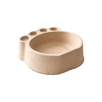 Bac à litière jetable super grand pour chat, en pulpe, imperméable, toilettes temporaires de voyage, logo personnalisé, écologique