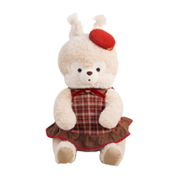 Adorable jouet en peluche écureuil brun pour bébé, vente en gros, usine de jouets, échantillon gratuit