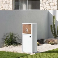 Boîte aux lettres commerciale autonome, durable, résistante aux intempéries, verrouillable, antivol, spacieuse pour colis, pour la maison