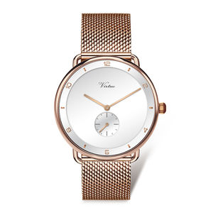 <span class=keywords><strong>2025</strong></span>男女兼用クォーツ時計高級ステンレス鋼カスタムデザイン防水18mmバンド38mmアンティーク低MOQ - Product Image 2