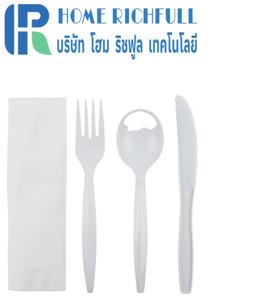 spoon for Hot Sale Reusable BPI Individually <b>Wrapped</b> Forks <b>Disposable</b> Spoon Cutlery - Product Image 5