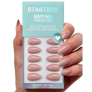 BTARTBOX Faux Ongles Artificiels en Gel Souple Courts Nude Naturels Personnalisables à Coller – Vente en Gros - Product Image 1