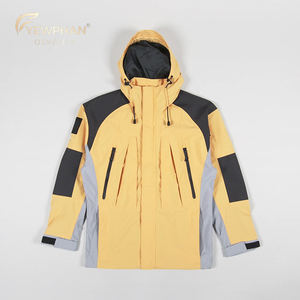 <span class=keywords><strong>Chaqueta</strong></span> Cortavientos Técnica de Nailon para Hombre con Logotipo Personalizado, Diseño Color Block, Impermeable, para Senderismo al Aire Libre - Product Image 1