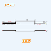 Conducteur LED dimmable DALI DT8 pour intérieur IP20 72W 100W 150W 200W 300W 12V 24V DALI Push 0-10V 3 en 1 Alimentation LED à gradation