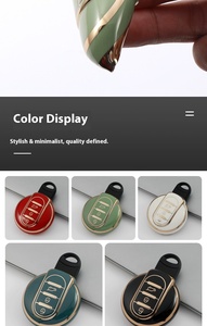 Funda para <span class=keywords><strong>llave</strong></span> de coche BMW <span class=keywords><strong>Mini</strong></span> <span class=keywords><strong>Cooper</strong></span> <span class=keywords><strong>S</strong></span> Roadster de TPU suave avanzado, accesorios clave para F54 F55 F56 F57 F60 R55 R56 R57 R58 R59 R60 - Product Image 3