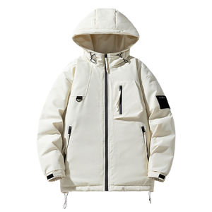 Chaqueta personalizada con logotipo, nueva colección primavera-otoño 2025, chaqueta funcional para hombre, cortavientos, impermeable, con capucha, tipo cárdigan. - Product Image 5