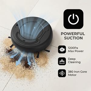 In Stock <b>Robot</b> <b>vacuum</b> cleaner Three-in-One Staubsauger Sweeping Roboter 1200 PA for Household Hotel - Product Image 5