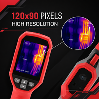 Caméra thermique professionnelle UTi120S 120x90 IR -20~400°C pour détection de défauts électriques, caméra IR portable LED, vente en gros