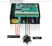 Convertisseur de fréquence 5,5 kW 380 V avec contrôle automatique de la température à pression négative pour refroidisseurs évaporatifs monophasés et triphasés