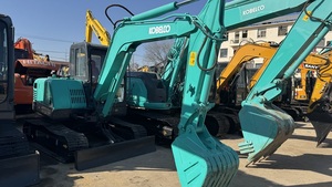 Mini-excavatrice sur chenilles Kobelco 60-C avec godet de creusement, moteur hydraulique, 4 tonnes, machine d'occasion - Product Image 5